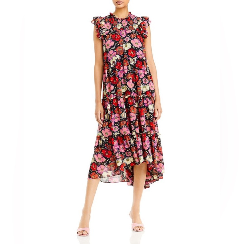 Clinq à Sept Floral Midi Dress
